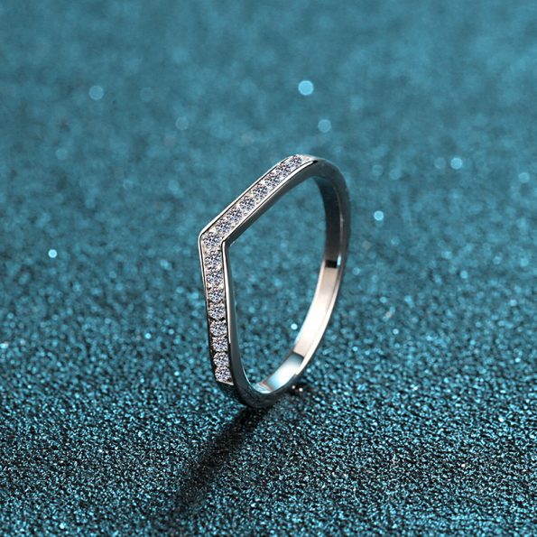Simplicity Moissanite Band